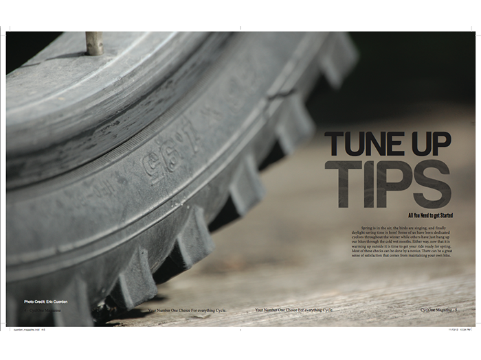 Bike Magazine Spread