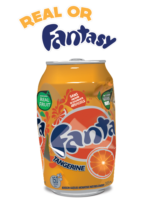 Fanta Can Vector Drawing